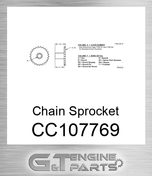 CC107769 Chain Sprocket