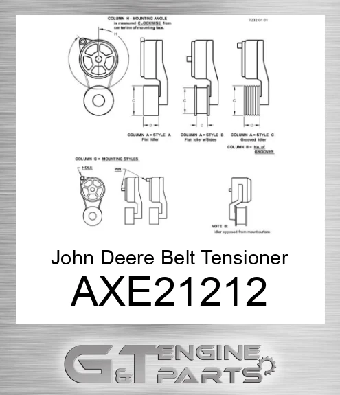 AXE21212 Belt Tensioner