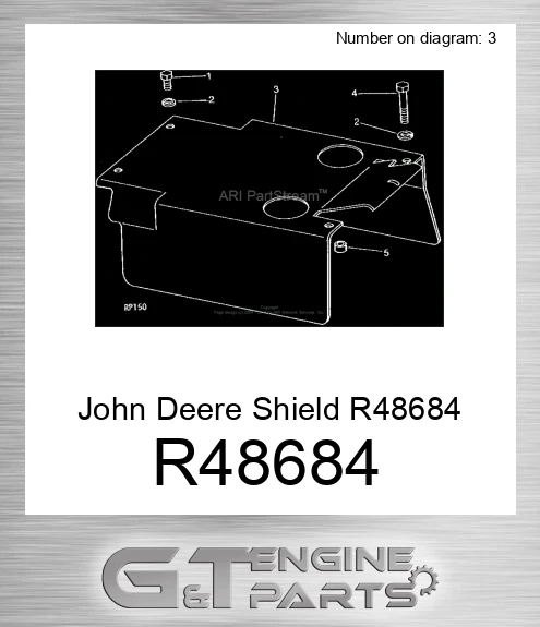 R48684 John Deere Shield R48684