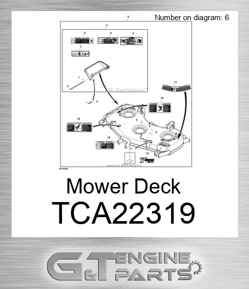 TCA22319 Mower Deck