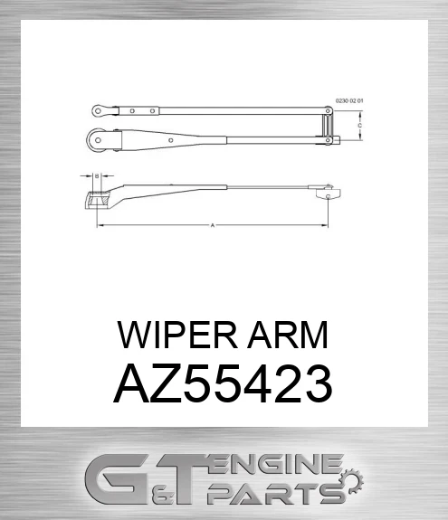 AZ55423 WIPER ARM