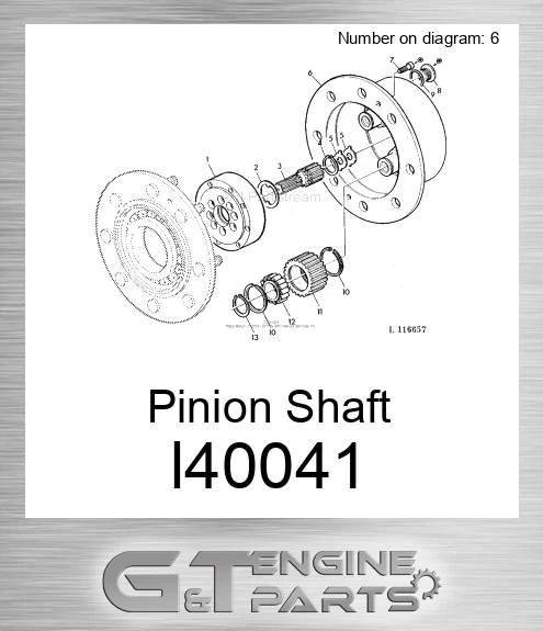 L40041 Pinion Shaft