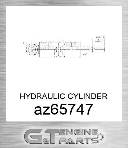 AZ65747 HYDRAULIC CYLINDER