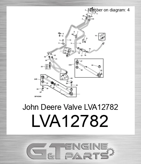 LVA12782 John Deere Valve LVA12782