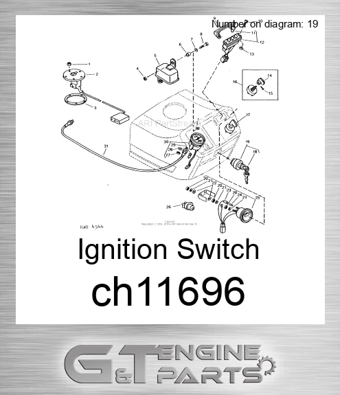 CH11696 Ignition Switch