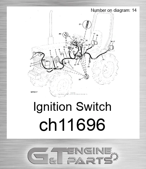CH11696 Ignition Switch