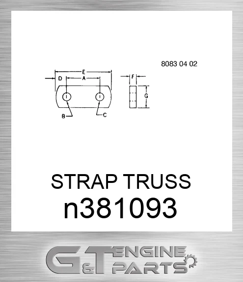 N381093 STRAP TRUSS