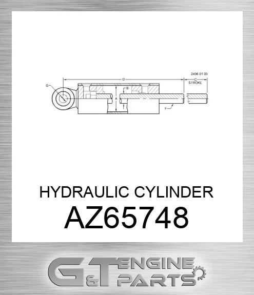 AZ65748 HYDRAULIC CYLINDER