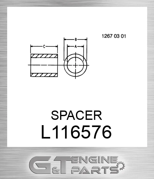 L116576 SPACER