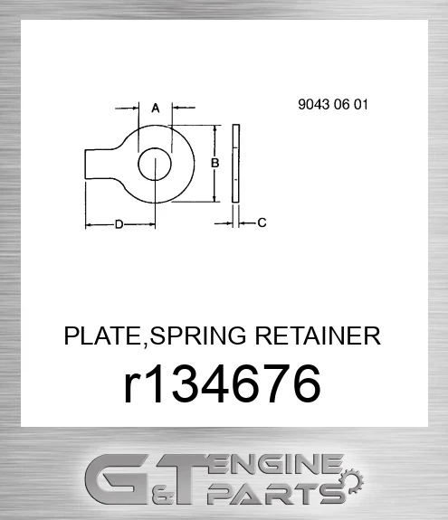 R134676 PLATE,SPRING RETAINER