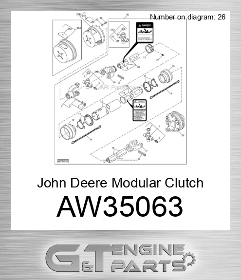AW35063 John Deere Modular Clutch AW35063