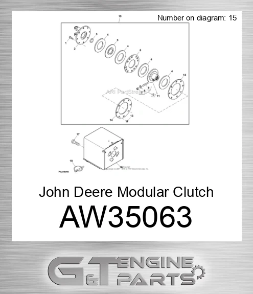 AW35063 John Deere Modular Clutch AW35063