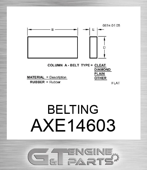 AXE14603 BELTING