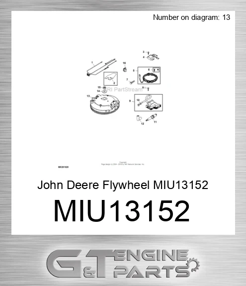 MIU13152 Flywheel