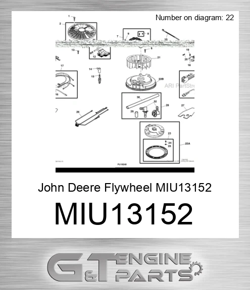 MIU13152 Flywheel