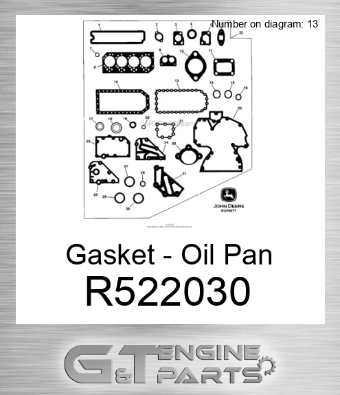 R522030 Gasket - Oil Pan