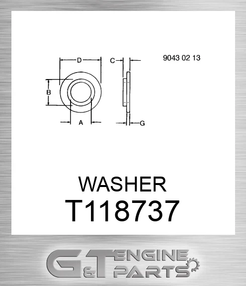 T118737 WASHER
