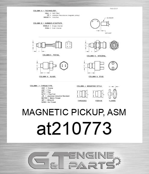 AT210773 MAGNETIC PICKUP, ASM