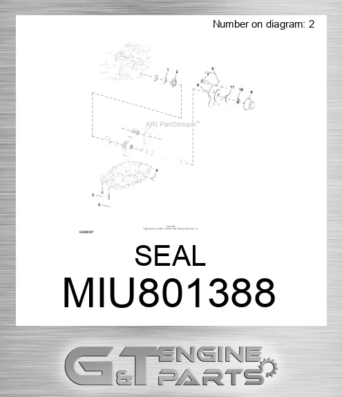 MIU801388 SEAL made to fit JOHN DEERE | LTD. WARRANTY