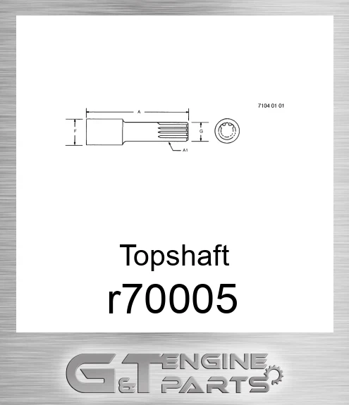 R70005 Topshaft