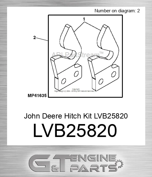 LVB25820 Hitch Kit