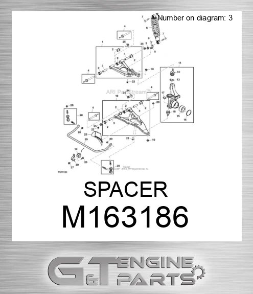 M163186 SPACER