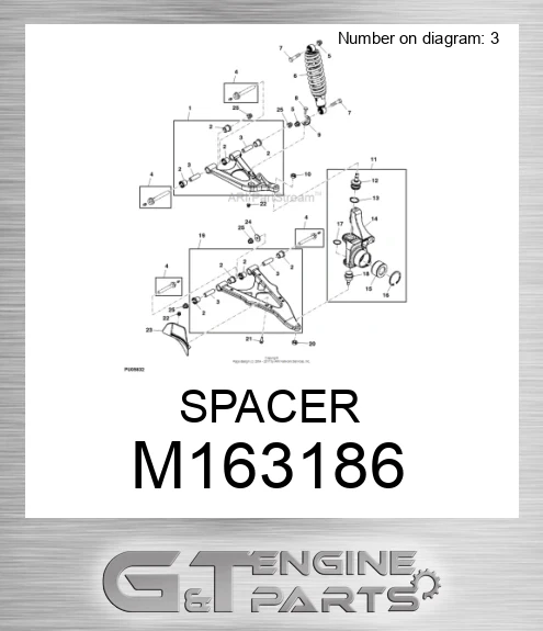 M163186 SPACER