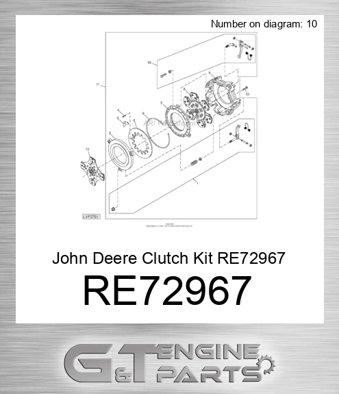 RE72967 Clutch Kit