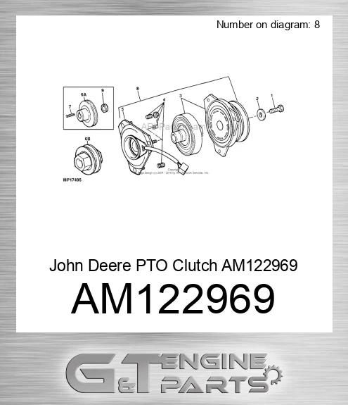 AM122969 PTO Clutch