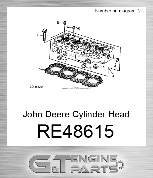 RE48615 Cylinder Head