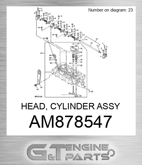 AM878547 HEAD, CYLINDER ASSY