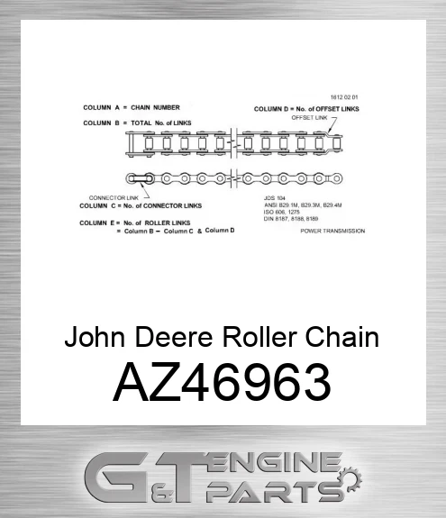 AZ46963 John Deere Roller Chain AZ46963