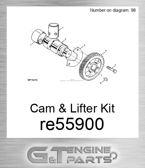 RE55900 Cam & Lifter Kit