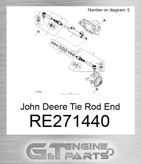 RE271440 Tie Rod End