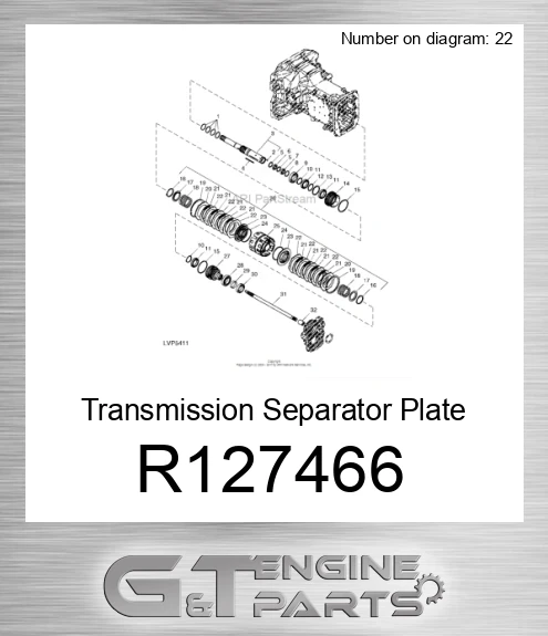 R127466 Transmission Separator Plate
