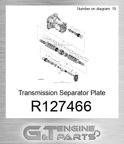 R127466 Transmission Separator Plate
