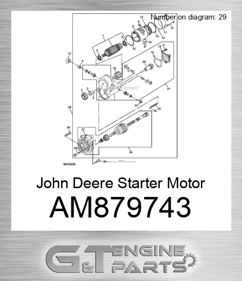 AM879743 Starter Motor