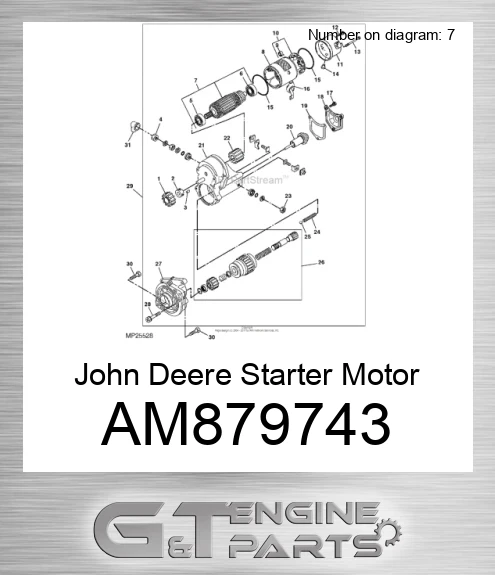 AM879743 Starter Motor