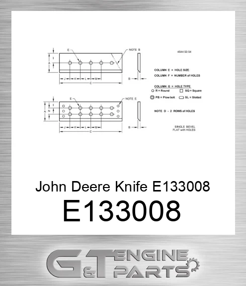 E133008 KNIFE, WIDE SURFACE WRAP