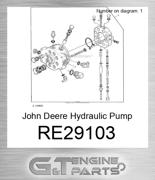 RE29103 Hydraulic Pump
