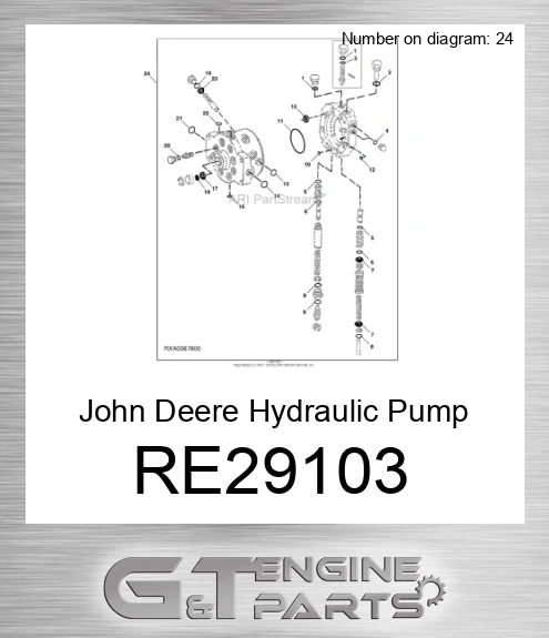 RE29103 Hydraulic Pump