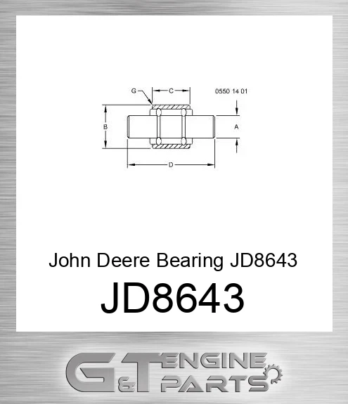 JD8643 Bearing