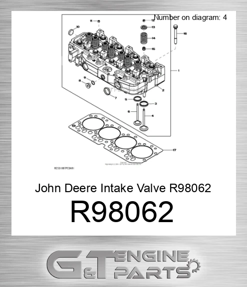 R98062 Intake Valve