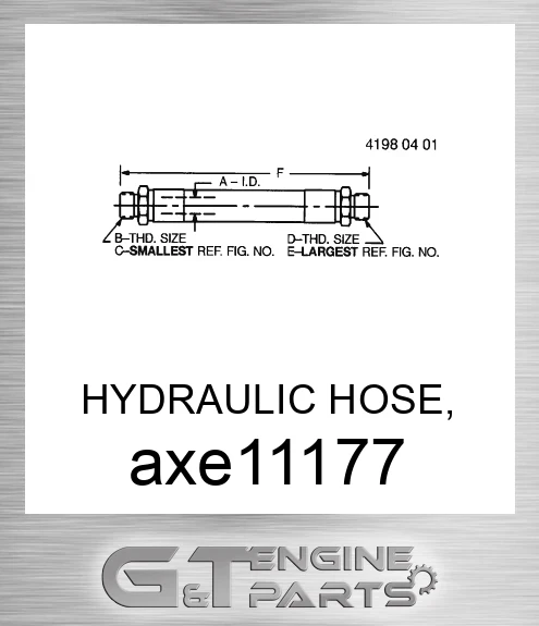 AXE11177 HYDRAULIC HOSE,