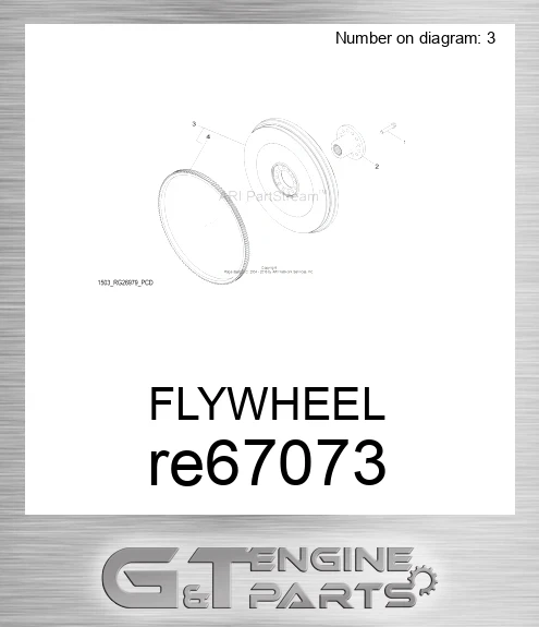 RE67073 FLYWHEEL