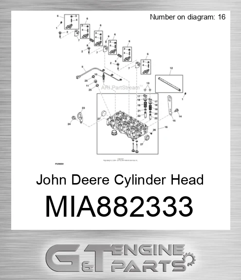MIA882333 Cylinder Head