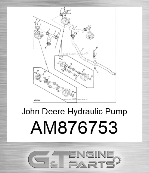 AM876753 Hydraulic Pump