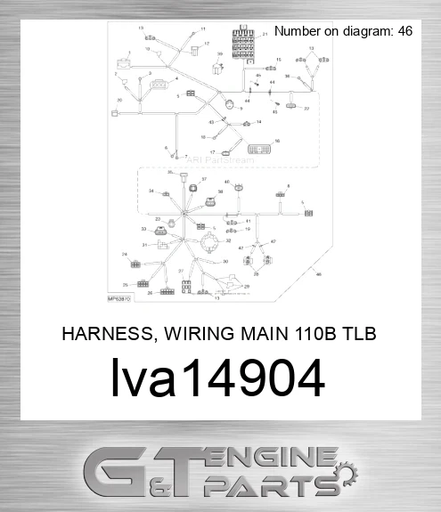 LVA14904 HARNESS, WIRING MAIN 110B TLB