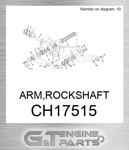 CH17515 ARM,ROCKSHAFT