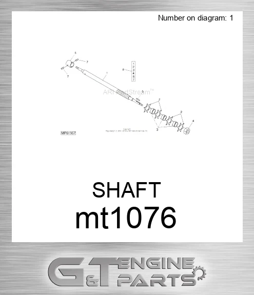 MT1076 SHAFT